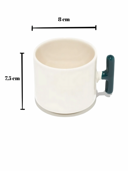 Yılbaşı/Yeni Yıl/Christmas Temalı Latte Fincanı - Hediye Seramik Kupa