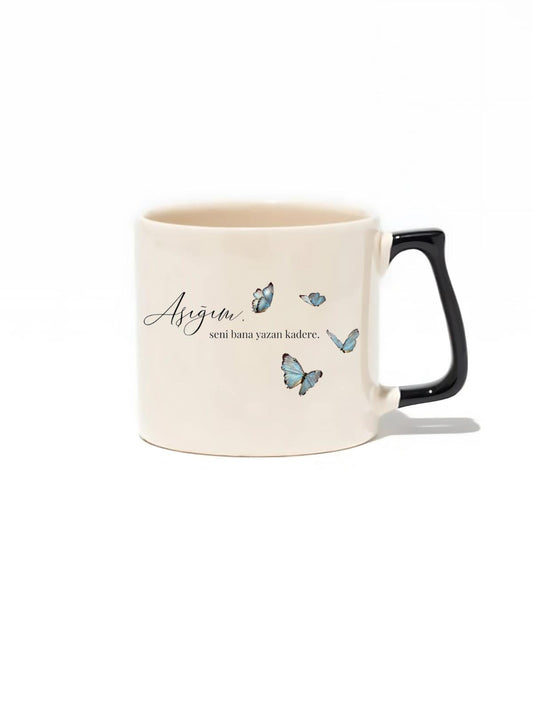 Aşığım Seni Bana Yazan Kadere - Hediye Seramik Kupa