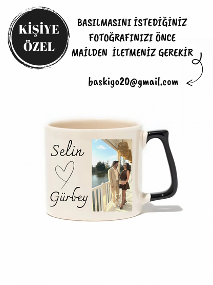 Kişiye Özel İsimli Ve Fotoğraf Baskılı Lüks Kupa- Hediye Seramik Kupa