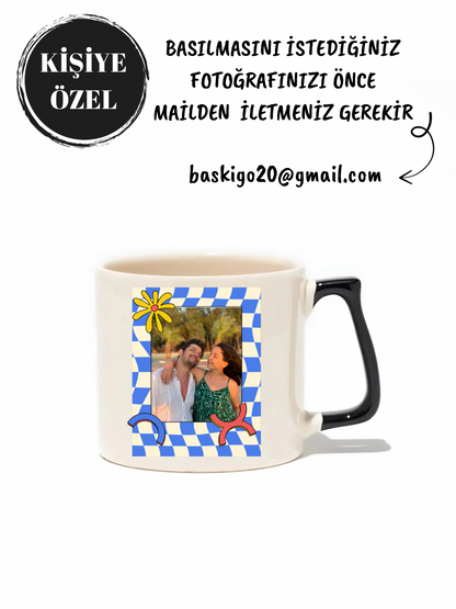 Kişiye Özel Fotoğraf Baskılı Lüks Kupa- Hediye Seramik Kupa
