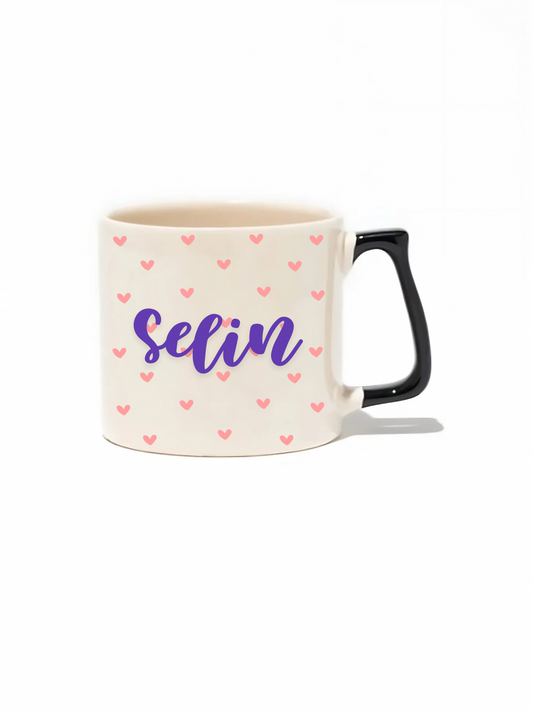 İsimli Lüks Kupa- Hediye Seramik Kupa