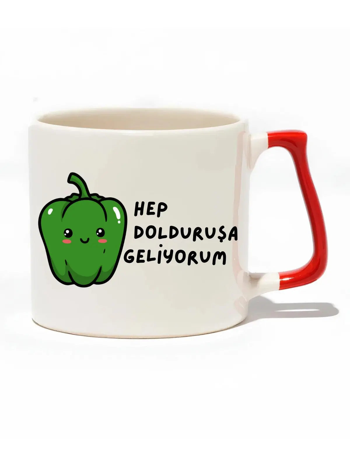 Hep Dolduruşa Geliyorum Lüks Kupa- Hediye Seramik Kupa baskigo