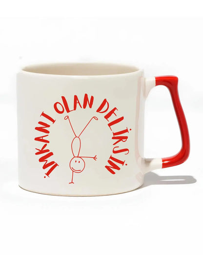 İmkanı Olan Delirsin Lüks Kupa- Hediye Seramik Kupa baskigo