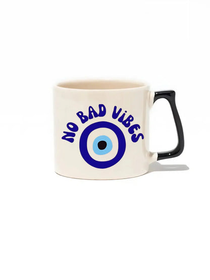 No Bad Vibes Lüks Kupa- Hediye Seramik Kupa