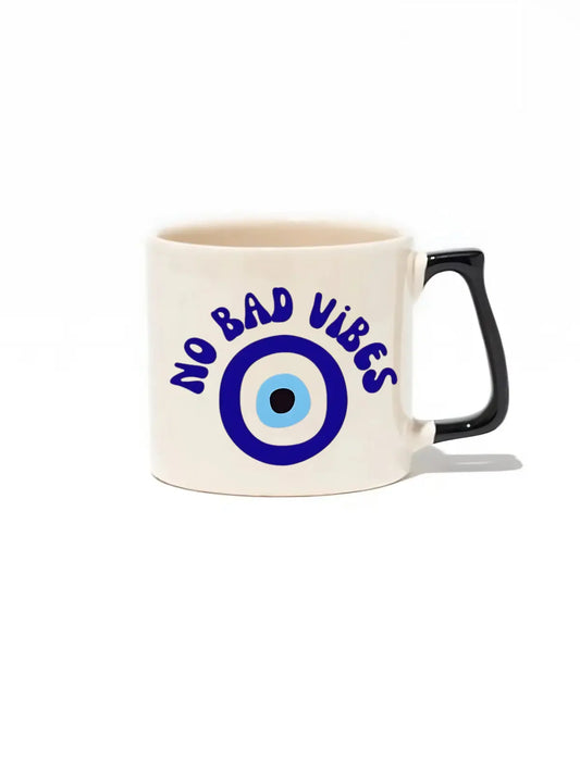 No Bad Vibes Lüks Kupa- Hediye Seramik Kupa