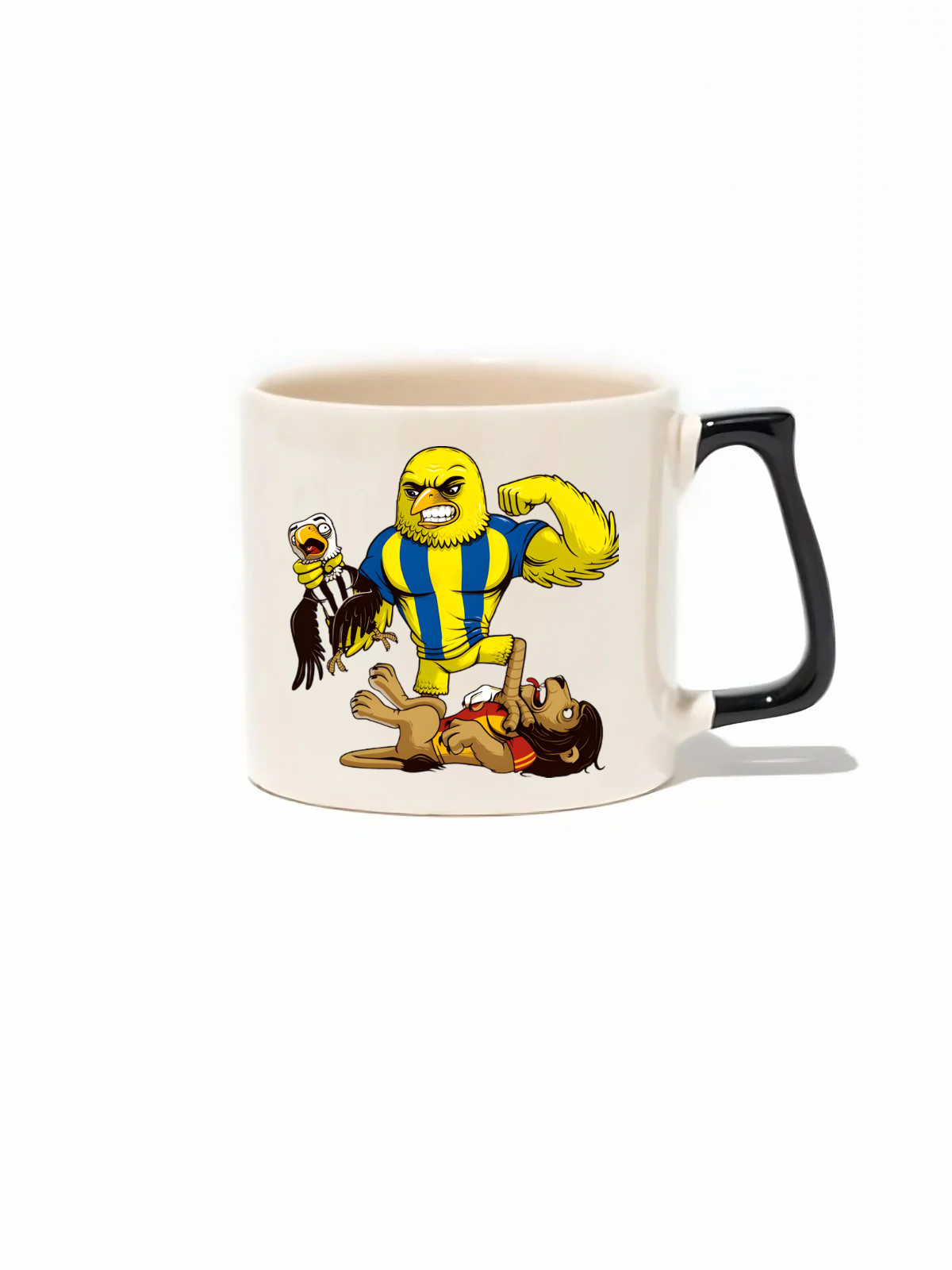 Kanarya Fenerbahçe Lüks Kupa - Hediye Seramik Kupa