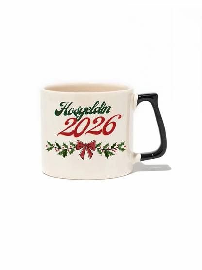 Yılbaşı/Yeni Yıl/Christmas Temalı Lüks Kupa - Hediye Seramik Kupa