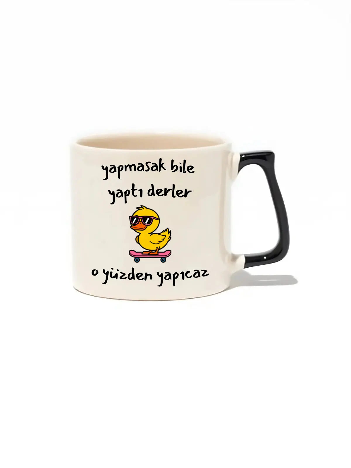 Yapmasak Bile Yaptı Derler O Yüzden Yapıcaz Lüks Kupa- Hediye Seramik Kupa