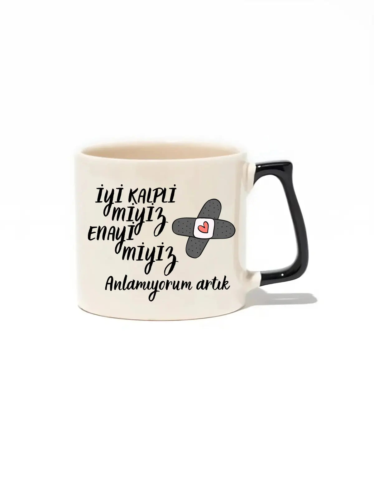 İyi Kalpli Miyiz Enayi Miyiz Anlamıyorum Artık Lüks Kupa- Hediye Seramik Kupa