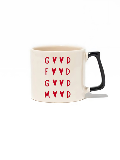 Good Food Good Mood Lüks Kupa - Hediye Seramik Kupa