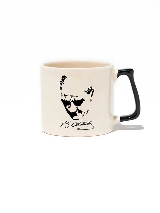 Atatürk Lüks Kupa - Hediye Seramik Kupa