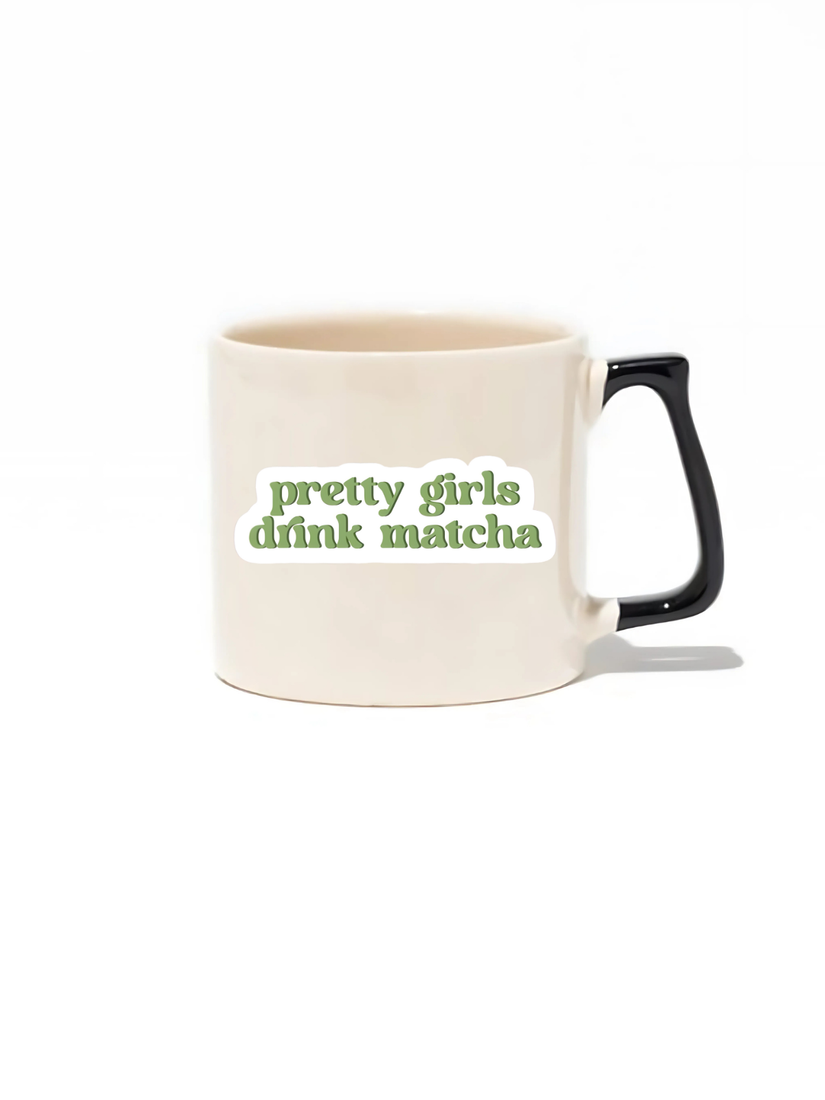 Pretty Girls Drink Matcha Lüks Kupa - Hediye Seramik Kupa