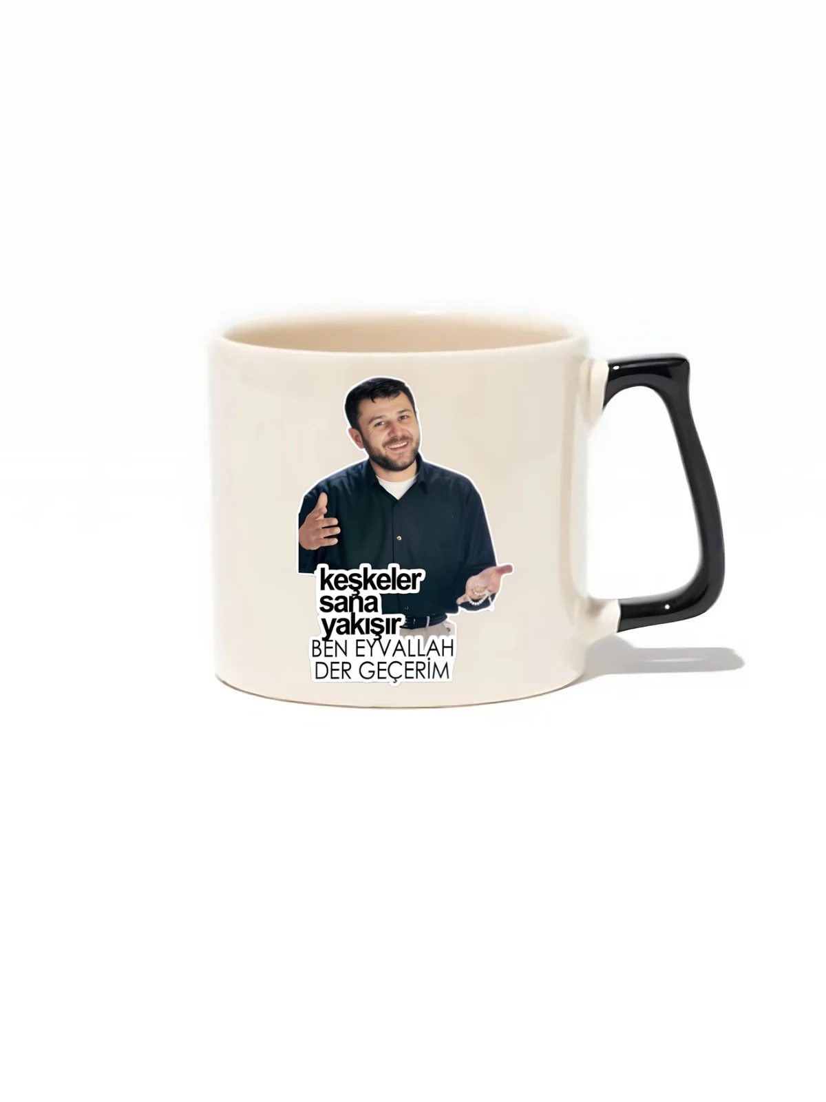 Keşkeler Sana Yakışır Ben Eyvallah Der Geçerim Lüks Kupa - Hediye Seramik Kupa