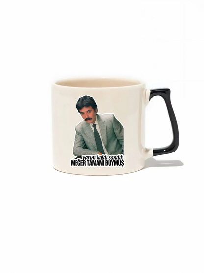 Yarım Kaldı Sandık Meğer Tamamı Buymuş Lüks Kupa - Hediye Seramik Kupa