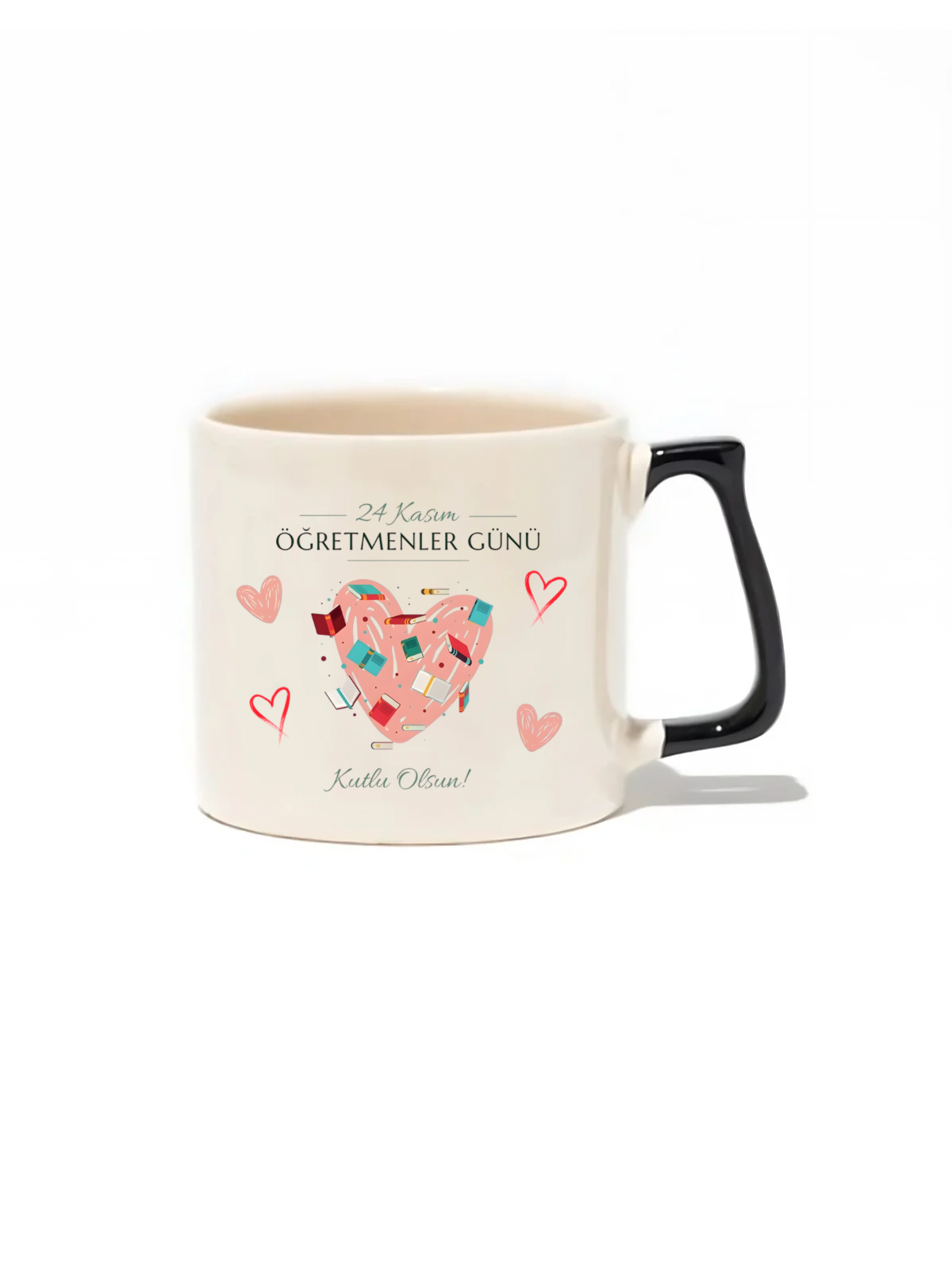 24 Kasım Öğretmenler Günü Kutlu Olsun! Lüks Kupa - Hediye Seramik Kupa