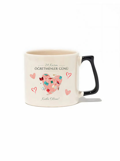 24 Kasım Öğretmenler Günü Kutlu Olsun! Lüks Kupa - Hediye Seramik Kupa