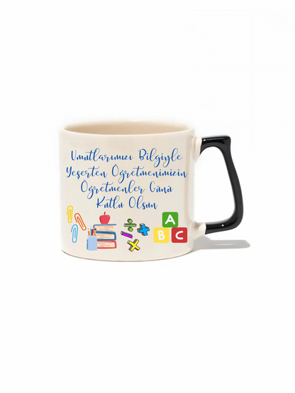 24 Kasım Öğretmenler Günü Kutlu Olsun! Lüks Kupa - Hediye Seramik Kupa