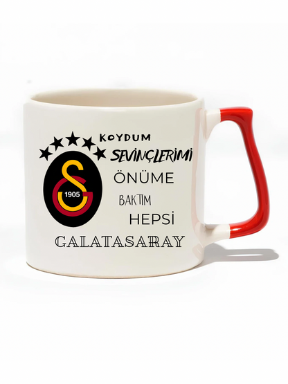 Koydum Sevinçlerimi Önüme Baktım Hepsi Galatasaray Lüks Kupa- Hediye Seramik Kupa