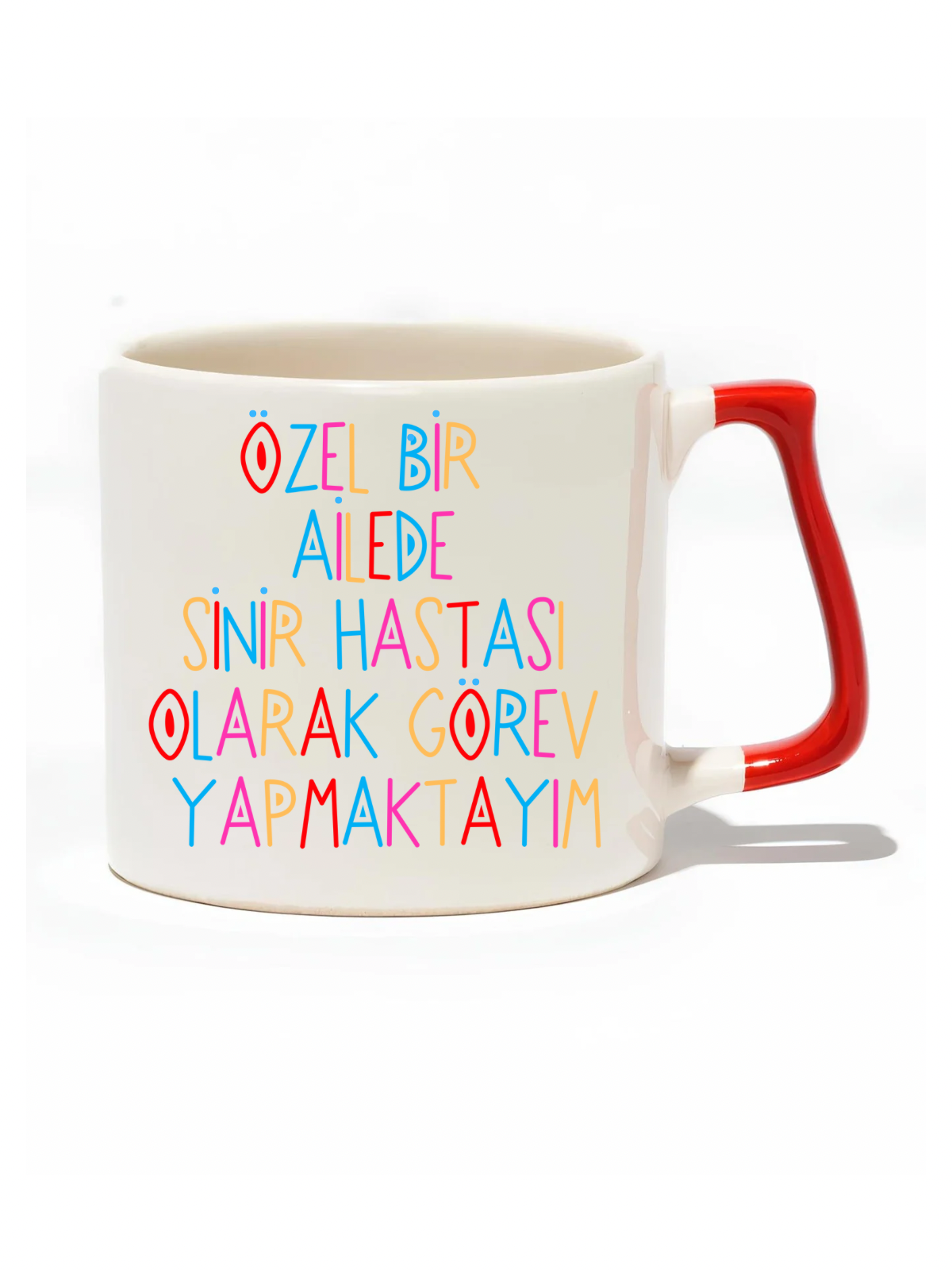 Özel Bir Ailede Sinir Hastası Olarak Görev Yapmaktayım Lüks Kupa - Hediye Seramik Kupa