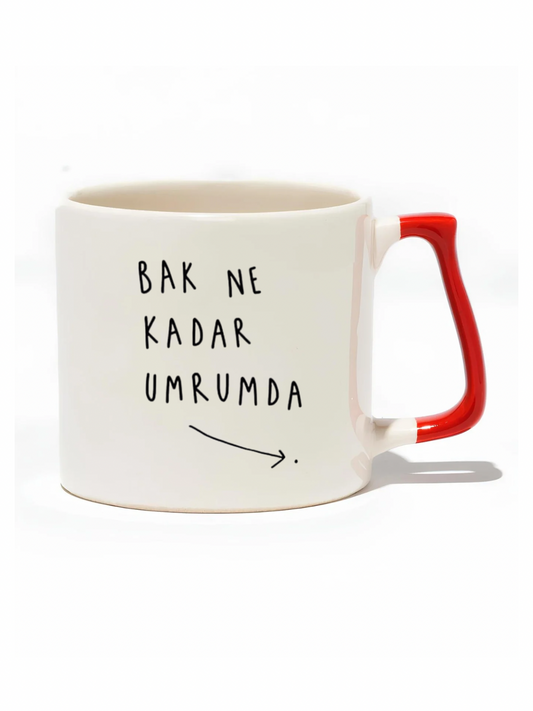 Bak Ne Kadar Umrumda Lüks Kupa - Hediye Seramik Kupa