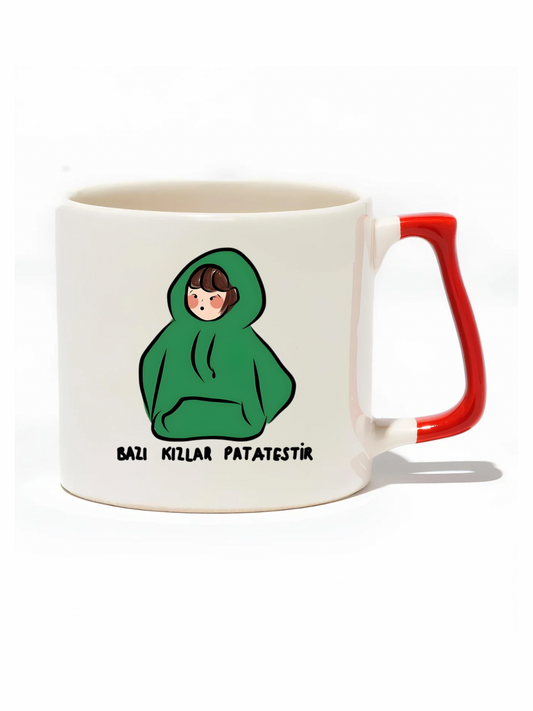 Bazı Kızlar Patatestir Lüks Kupa - Hediye Seramik Kupa