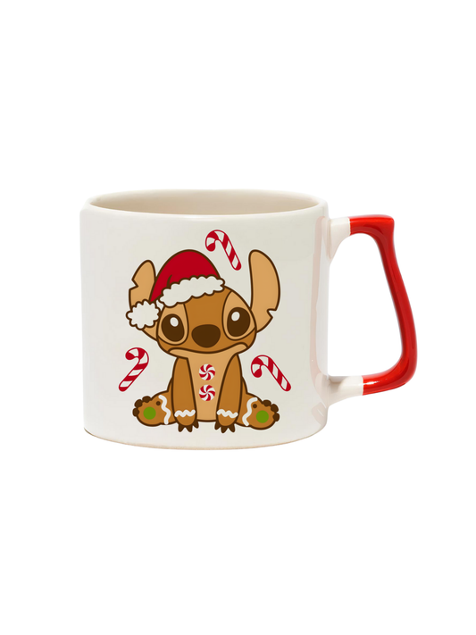 Yeni Yıl Stitch Hediyelik Lüks Kupa - Hediye Seramik Kupa