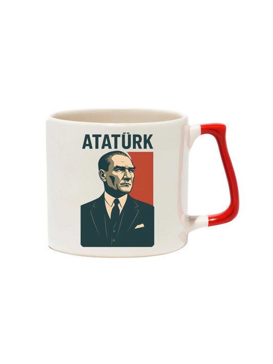 Atatürk Lüks Kupa - Hediye Seramik Kupa