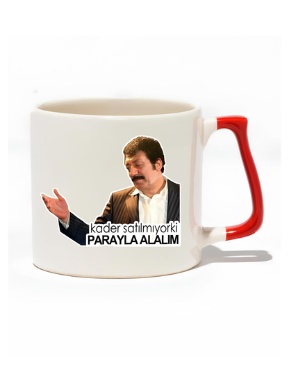 Kader Satılmıyorki Parayla Alalım Lüks Kupa - Hediye Seramik Kupa