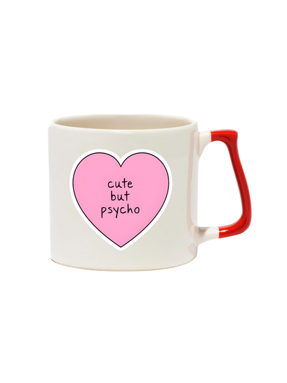 Cute But Psycho Lüks Kupa - Hediye Seramik Kupa