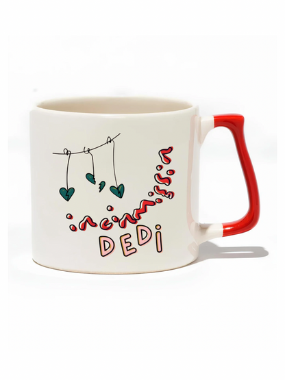 İncinmişsin Dedi Lüks Kupa - Hediye Seramik Kupa