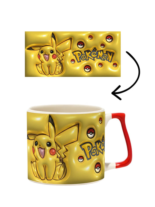 Kabartma Desen  Lüks Kupa - Hediye Seramik Kupa