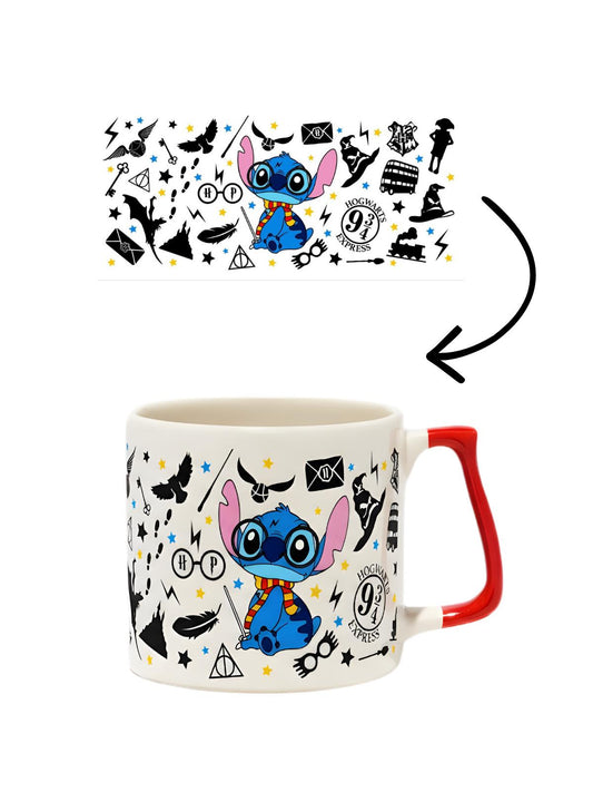 Stitch  Kediler  Lüks Kupa - Hediye Seramik Kupa