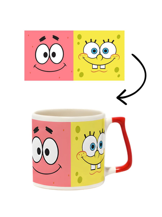 Sünger Bob and Patrick Lüks Kupa - Hediye Seramik Kupa