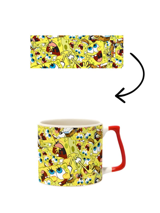 Sünger Bob Lüks Kupa - Hediye Seramik Kupa