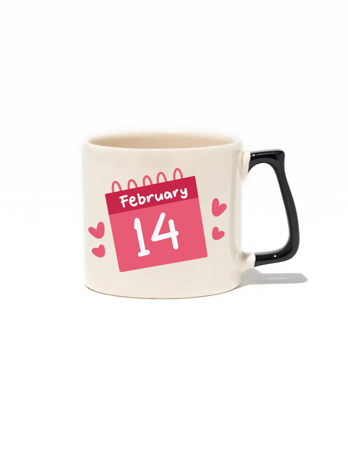 14 Şubat Sevgililer Günü Lüks Kupa - Hediye Seramik Kupa