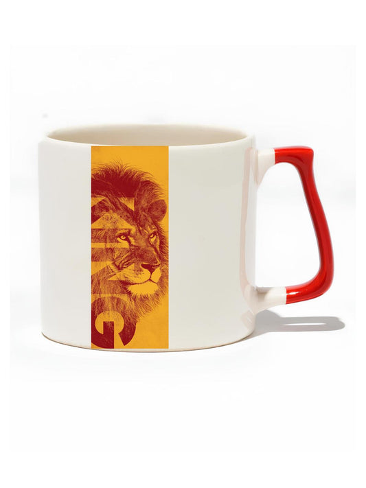 King Aslan Lüks Kupa - Hediye Seramik Kupa