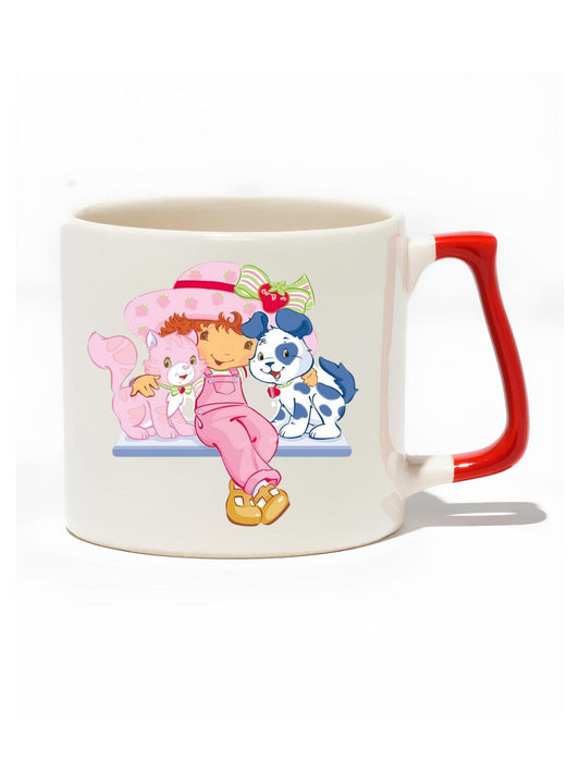 Çilek Kız Lüks Kupa - Hediye Seramik Kupa