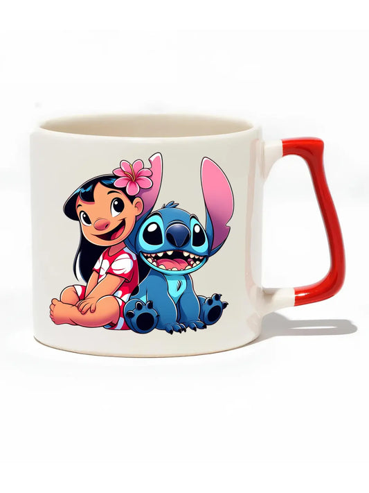 Lilo & Stitch Lüks Kupa- Hediye Seramik Kupa