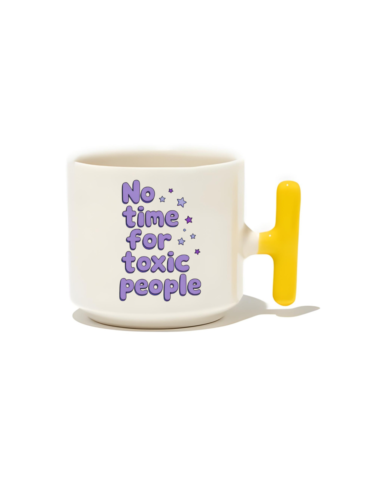 No Time For Toxic People Latte Fincanı- Hediye Seramik Kupa