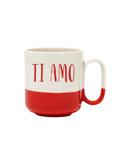 Ti Amo,Dolce Vita, Allora, Ciao Bella, Buon Appetito, Mamma Mia Pro Kupa Seti- Hediye Seramik Kupa - BaskiGo