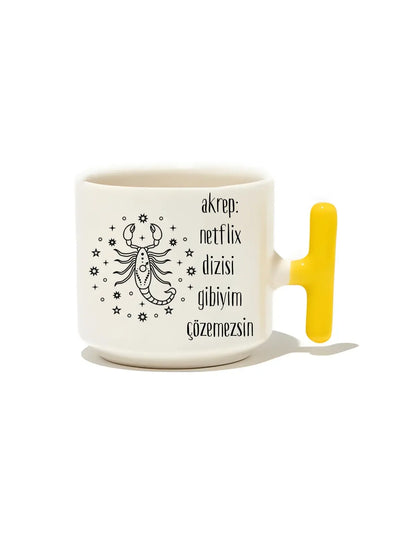Akrep: Netflix Dizisi Gibiyim Çözemezsin Latte Fincanı- Hediye Seramik Kupa