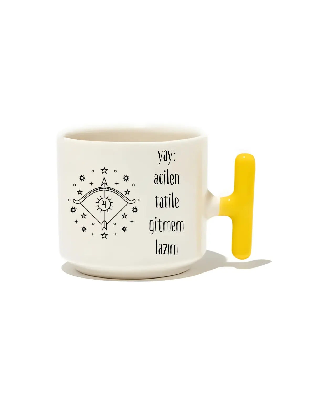 Yay: Acilen Tatile Gitmem Lazım Latte Fincanı- Hediye Seramik Kupa