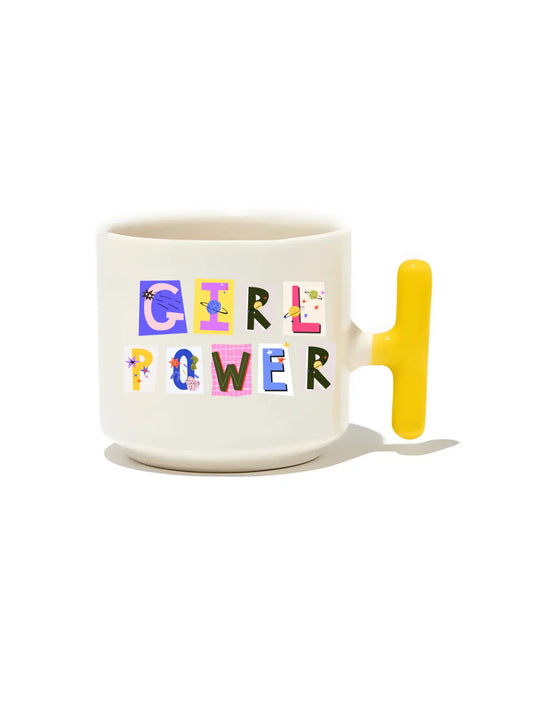 Girl Power Latte Fincanı - Hediye Seramik Kupa