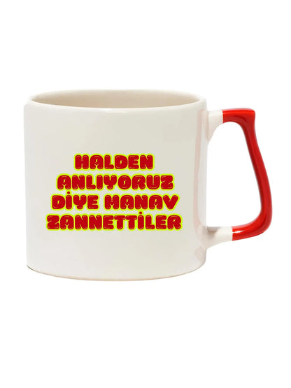 Halden Anlıyoruz Diye Manav Zannettiler Lüks Kupa - Hediye Seramik Kupa baskigo